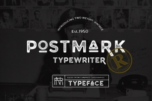 Postmark Typewriter. Font Download