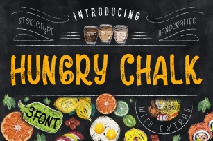 HungryChalk Typeface Font Download