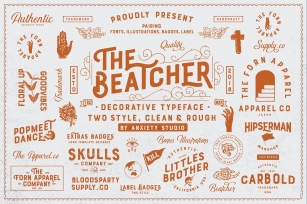 The Beatcher Typeface (Extras) Font Download