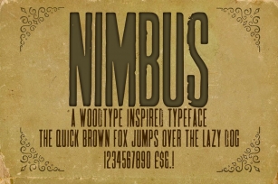 Nimbus Condensed Woodblock Font Download