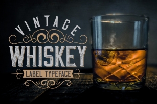 Vintage Whiskey Typeface Font Download