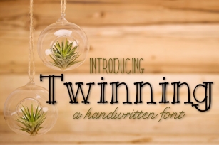 Twinning a Handwritten Font Download