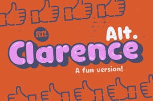Clarence Alt / All Family-50% Font Download