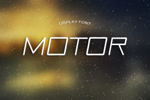 MOTOR font Font Download