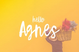 Hello Agnes Font Download