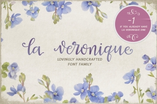 La Veronique minus 1 Font Download