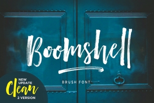 Boomshell Brush (New Update) Font Download