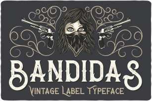 Bandidas Typeface Font Download