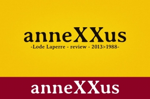 anneXXus font Font Download