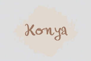 Konya Handwritten Script Font Download