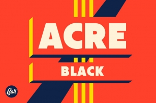 Acre Black Font Download