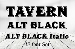 Tavern Alt Black Font Download
