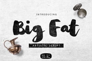 Big Fat Brush Font Download