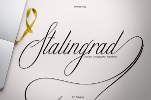 Stalingrad Classic Calligraphy Font Download