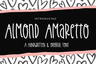 Almond Amaretto Handwritten Font Download