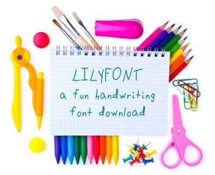 Lilyfont Childrens Handwriting Font Download