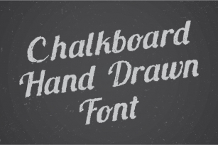 Chalkboard Hand Drawn Font Download