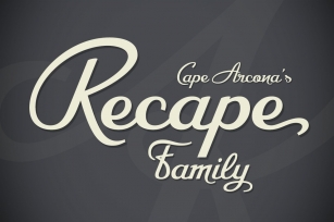 CA Recape Family Font Download