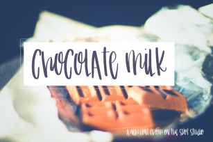Chocolate Milk Font Download