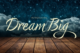 Dream Big Script Typeface Font Download