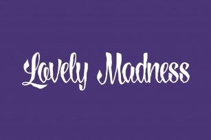 Lovely Madness Font Download