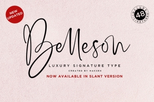 Belleson Luxury Script Font Download
