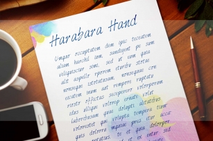 Harabara Hand Font Download