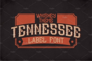 Tennessee Vintage Label Typeface Font Download