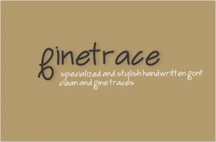 Finetrace Font Download