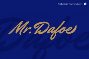 Mr Dafoe Pro Font Download
