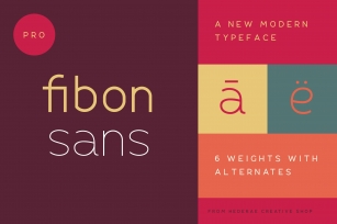 Fibon Sans Family Font Download