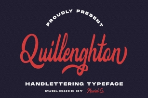 Quillenghton Handwritten Font Download