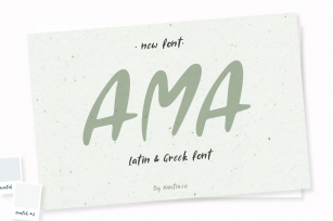 AMA Greek and Latin Font Download
