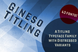 Gineso Titling Font Download