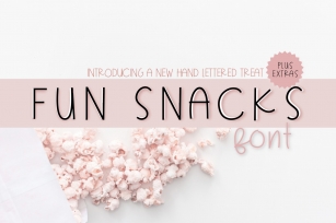 FUN SNACKS + Extras Font Download
