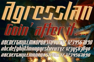 Agresslan Font Download