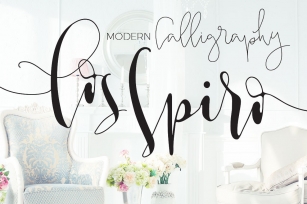 Los Spiro, Smooth Modern Calligraphy Font Download