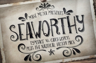 Seaworthy Typeface  Nautical Pack Font Download