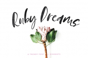 Ruby Dreams font + dingbats Font Download