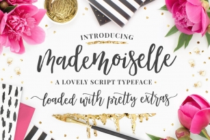 Mademoiselle Script + EXTRAS! Font Download