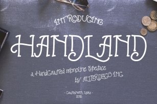 Handland Typeface Font Download