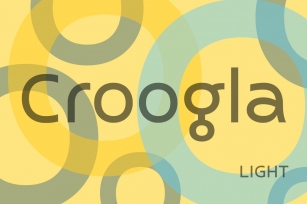 Croogla 4F Light Font Download
