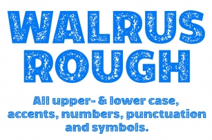 Walrus Rough font Font Download