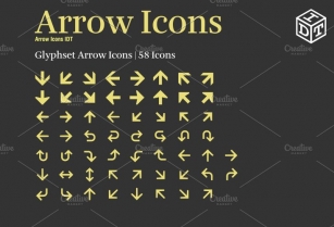 Arrow Icons + Web(Free) Font Download