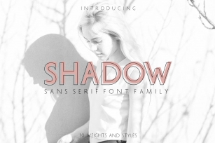 SHADOW Sans Serif Family Font Download
