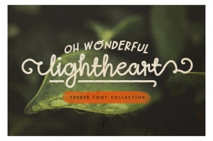 Oh Wonderful, Lightheart-Collection Font Download