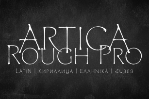 Artica Rough Pro Font Download
