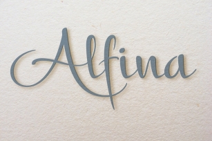 Alfina Font Download