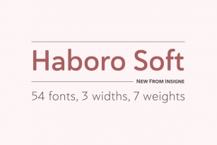 Haboro Soft Font Download