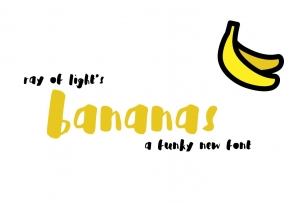 Bananas Brush Font Download